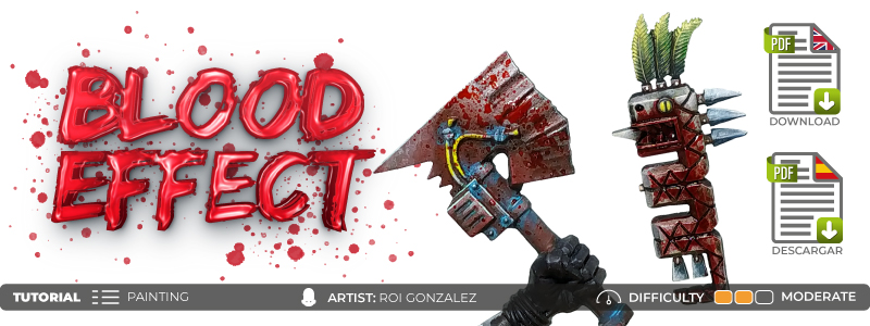 Paint blood effects - Tutorial for miniatures